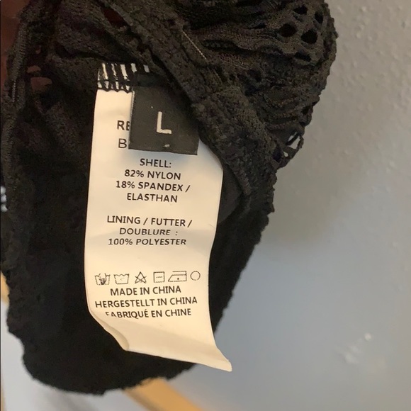 Black lace cutout one piece 🖤 - Picture 6 of 7